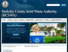 Tablet Screenshot of berkeleycountyrecycling.org